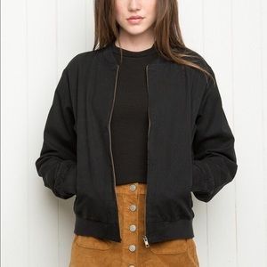 Brandy bomber jacket